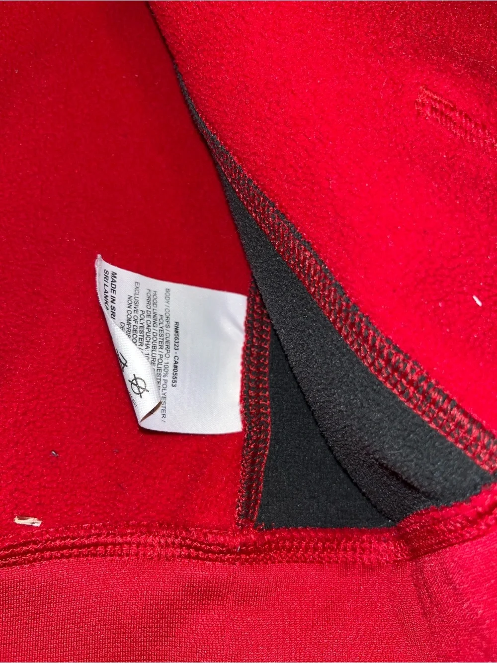 NFL Red San Francisco 49ers zip up Hoodie Jacket